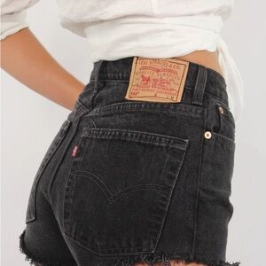 Levi's Black Denim Shorts